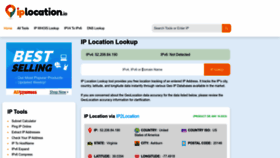 What Iplocation.io website looked like in 2023 (This year)