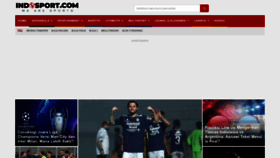 What Indosport.com website looked like in 2023 (This year)