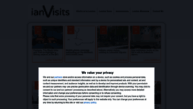 What Ianvisits.co.uk website looked like in 2023 (This year)