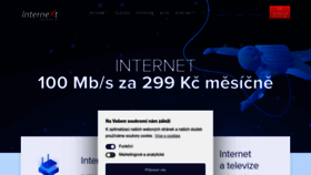 What Inext.cz website looked like in 2023 (This year)
