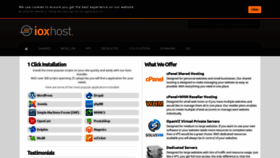 What Ioxhost.co.uk website looked like in 2023 (This year)