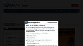 What It-administrator.de website looked like in 2023 (This year)