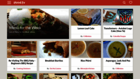 What Ifood.tv website looked like in 2023 (This year)