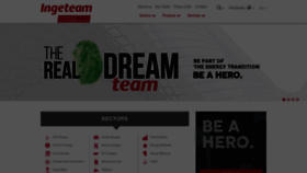 What Ingeteam.com website looked like in 2023 (This year)
