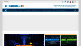 What It-connect.fr website looked like in 2023 (This year)