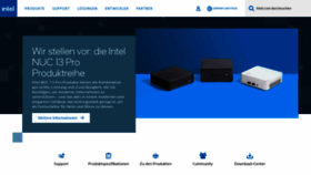 What Intel.de website looked like in 2023 (This year)