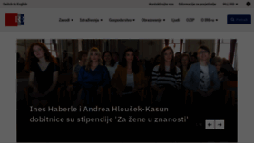 What Irb.hr website looked like in 2023 (3 years ago)