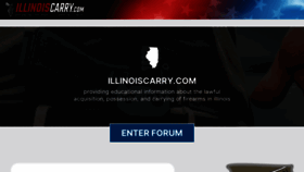 What Illinoiscarry.com website looked like in 2023 (2 years ago)
