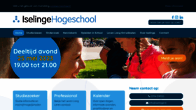 What Iselinge.nl website looked like in 2023 (This year)