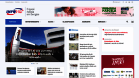 What Infonet.com.br website looked like in 2023 (This year)
