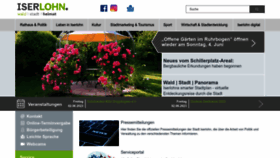 What Iserlohn.de website looked like in 2023 (This year)