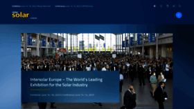 What Intersolar.de website looked like in 2023 (This year)