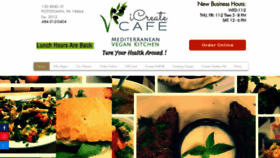 What Icreatecafe.com website looked like in 2023 (This year)
