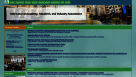 What Iaria.org website looked like in 2023 (This year)
