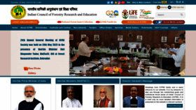 What Icfre.gov.in website looked like in 2023 (This year)