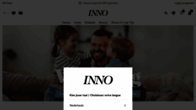 What Inno.be website looked like in 2023 (2 years ago)
