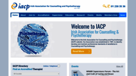 What Iacp.ie website looked like in 2023 (This year)