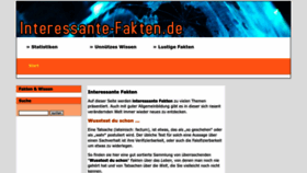 What Interessante-fakten.de website looked like in 2023 (This year)
