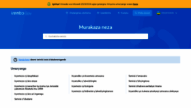 What Irembo.gov.rw website looked like in 2023 (This year)