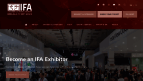 What Ifa-berlin.com website looked like in 2023 (This year)