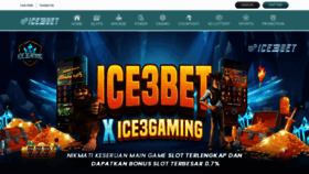 What Ice3bet.com website looked like in 2023 (This year)