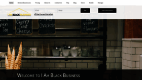 What Iamblackbusiness.com website looked like in 2023 (This year)