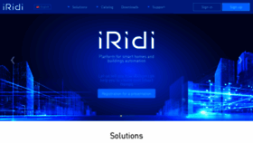 What Iridi.com website looked like in 2023 (This year)