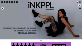 What Inkppl.com website looked like in 2023 (This year)