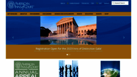 What Innsofcourt.org website looked like in 2023 (This year)