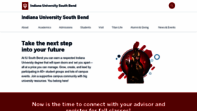What Iusb.edu website looked like in 2023 (2 years ago)