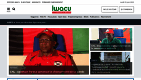 What Iwacu-burundi.org website looked like in 2023 (This year)