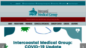 What Intercoastalmedical.com website looked like in 2023 (This year)
