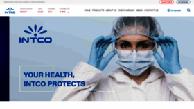What Intcomedical.com website looked like in 2023 (2 years ago)