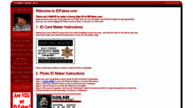 What Idfakes.com website looked like in 2023 (This year)