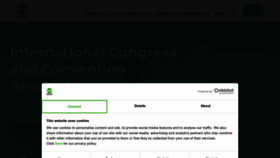What Iccaworld.com website looked like in 2023 (This year)