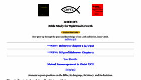What Ichthys.com website looked like in 2023 (This year)