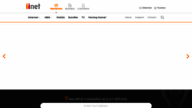 What Iinet.com.au website looked like in 2023 (This year)