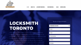 What Integrum-locksmith-doors.ca website looked like in 2023 (This year)