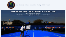 What Ifpickleball.org website looked like in 2023 (This year)