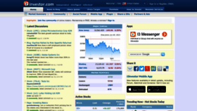 What I3investor.com website looked like in 2023 (This year)
