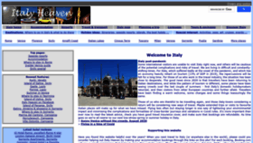 What Italyheaven.co.uk website looked like in 2023 (This year)