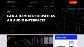What Internetdj.com website looked like in 2023 (2 years ago)