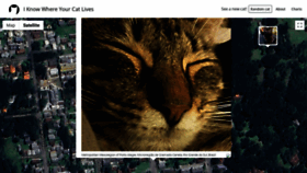 What Iknowwhereyourcatlives.com website looked like in 2023 (2 years ago)