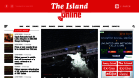 What Island.lk website looked like in 2023 (This year)