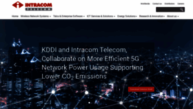 What Intracom-telecom.com website looked like in 2023 (This year)