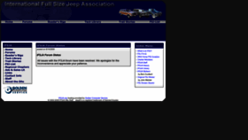 What Ifsja.org website looked like in 2023 (This year)