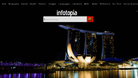 What Infotopia.info website looked like in 2023 (This year)