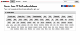 What Internet-radio.com website looked like in 2023 (This year)