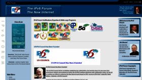 What Ipv6forum.com website looked like in 2023 (This year)