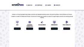 What Interstern.com website looked like in 2023 (This year)